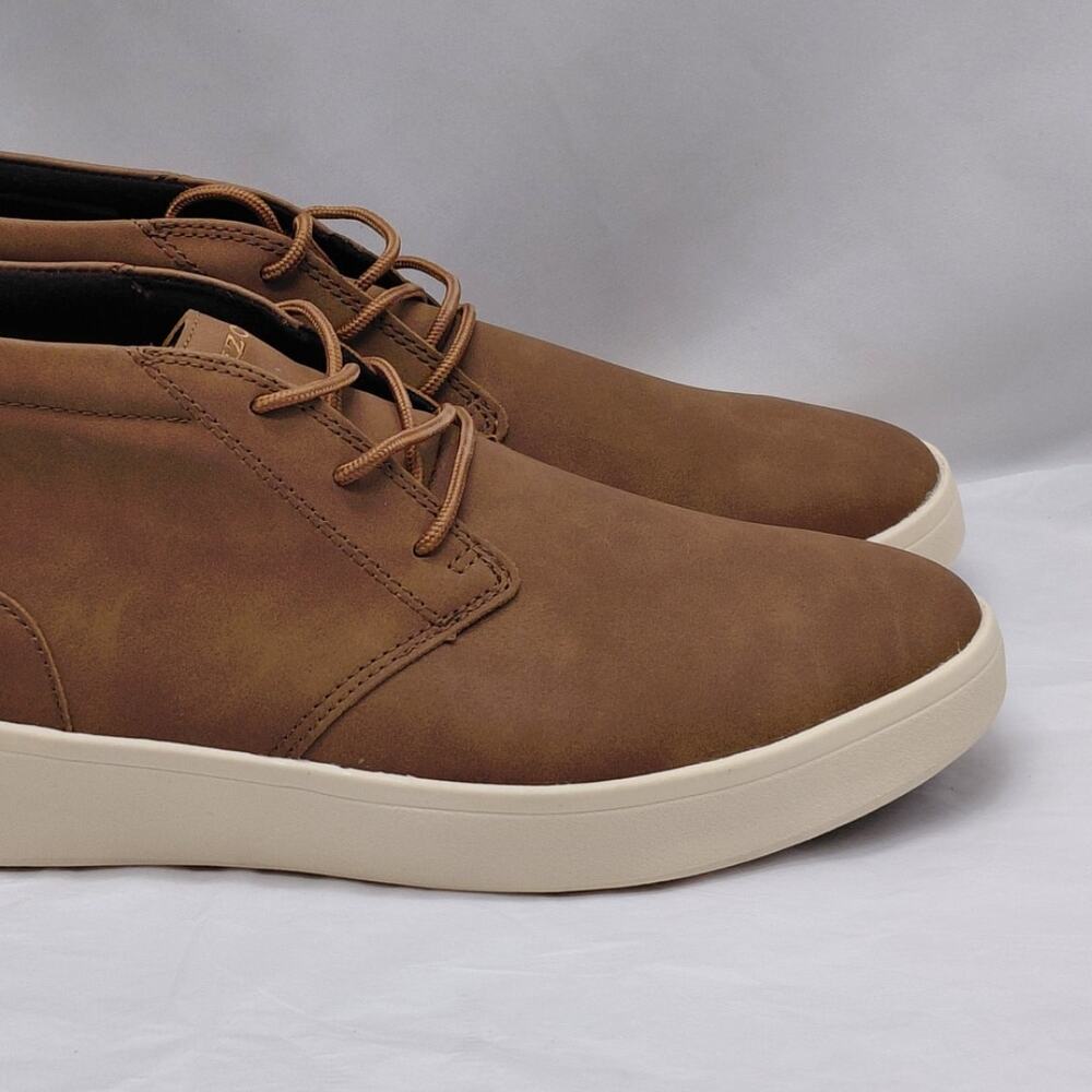 Izod Palmer Men's Chukka Boots Size 10M Brown Lace Up Casual Comfort Shoes - Picture 3 of 11